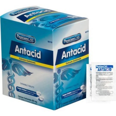 ACME UNITED First Aid Only PhysiciansCare Antacid, 125 x 2/Box, 12PK 90110-001